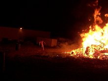 Bonfire in Lodi